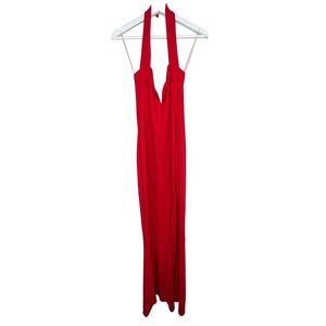 Nookie halter red dress